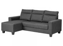 Sofa Ikea,de 3 lugares chaose lounge  cinza.