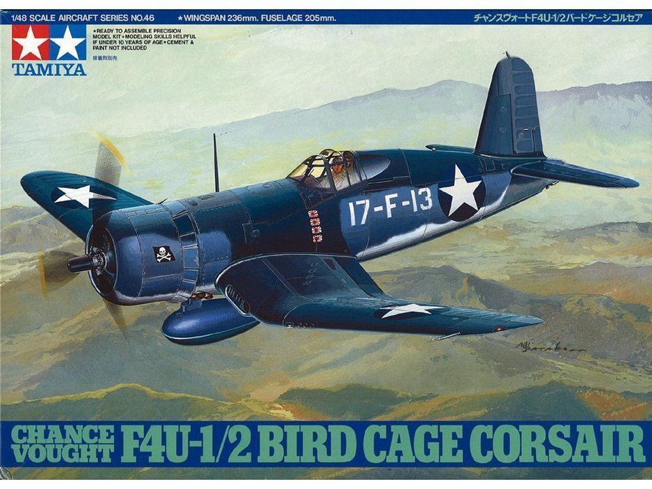 Tamiya 61046 C.V.F4U-1/2 Bird Cage Corsair 1/48 model do sklejania