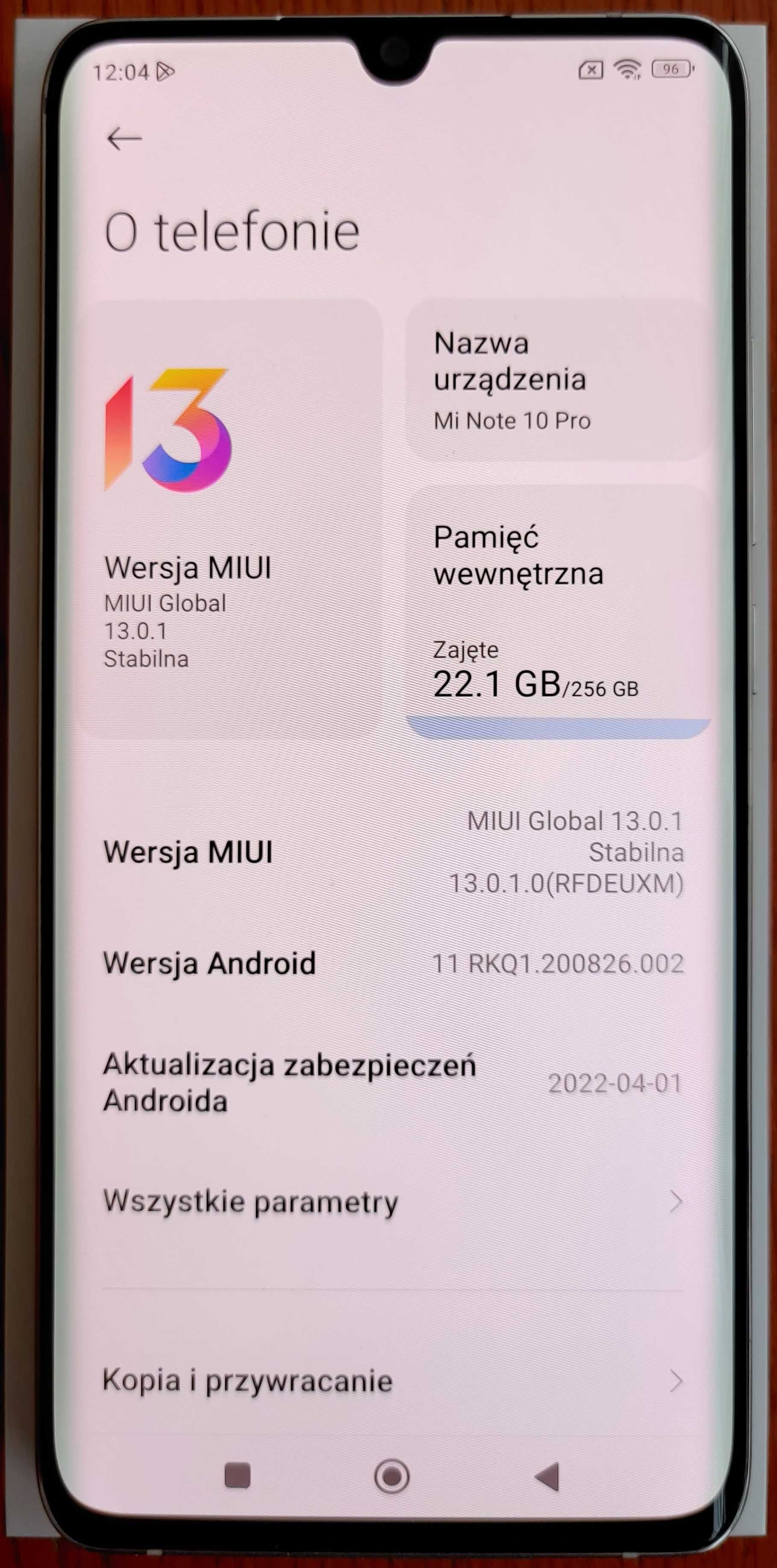 Xiaomi Mi Note 10 PRO 8/256 GB