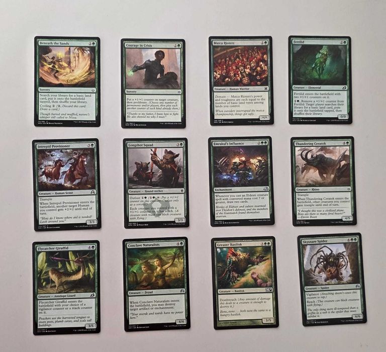 Cartas Magic - Verdes