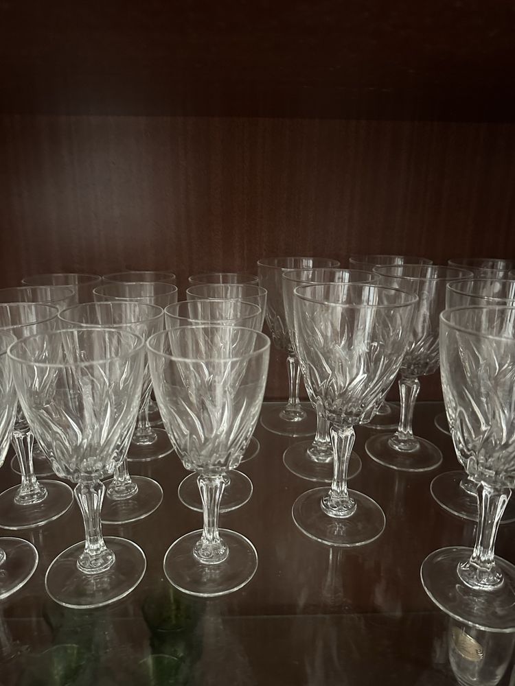 Lote de copos cristal
