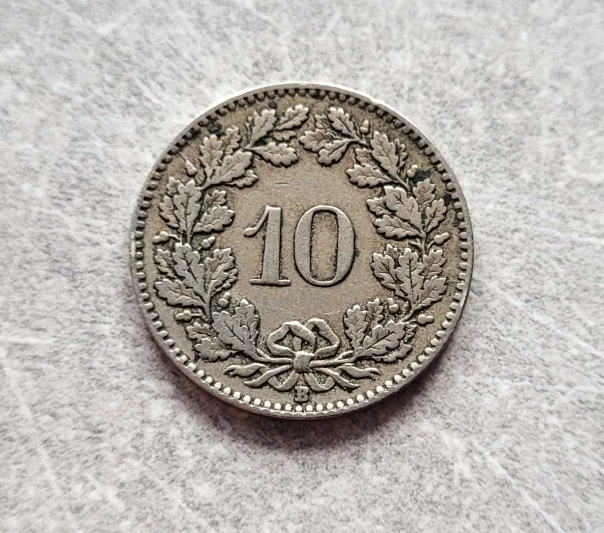 162) SZWAJCARIA - Zestaw monet 5, 10 Rappen