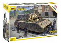 Czołg Panzerkampfwagen VIII Maus model 1:72 Zvezda 5073