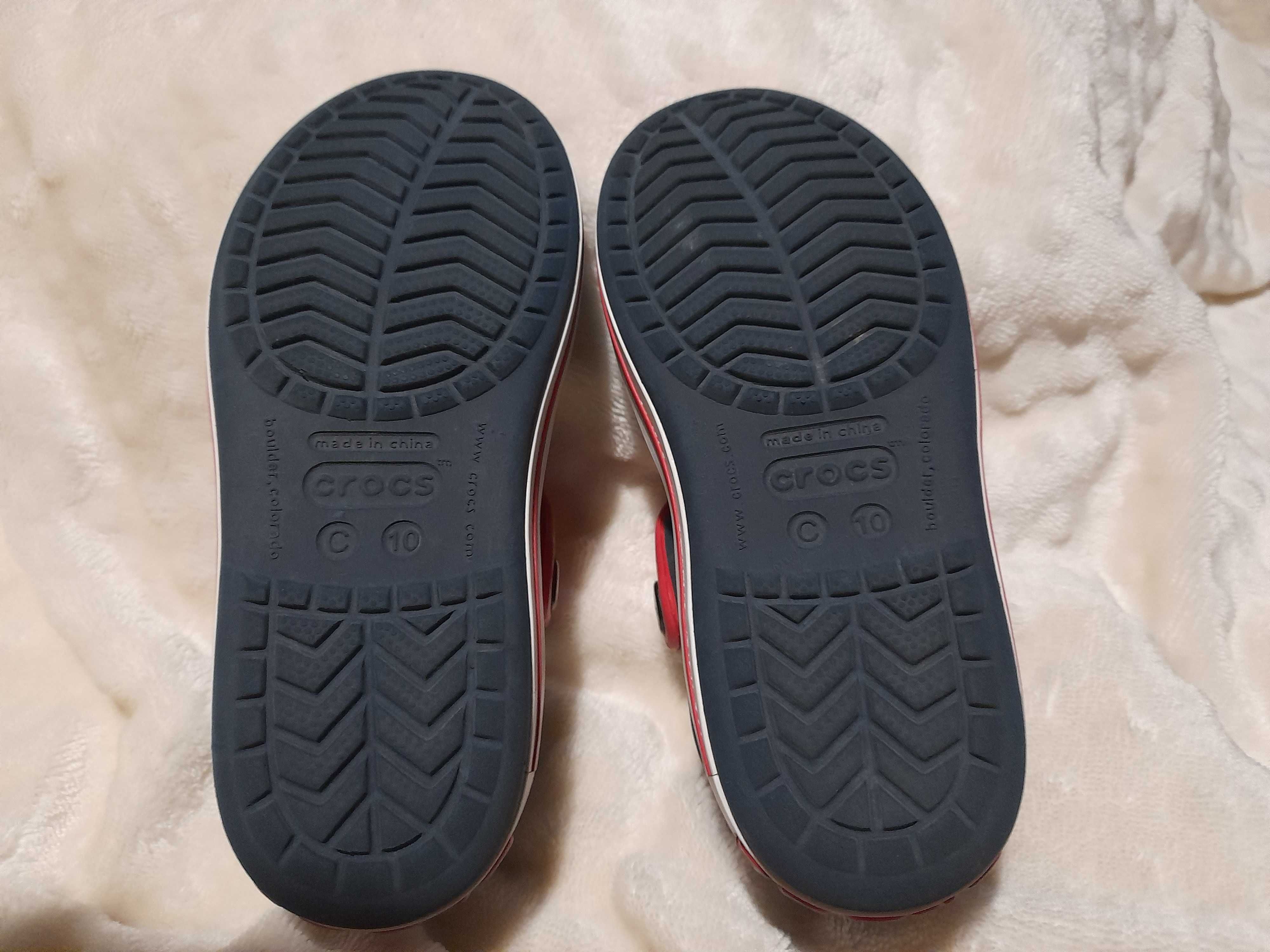 Crocs Crocband sandałki r.  C1027/28 wew. 16 cm granatowe