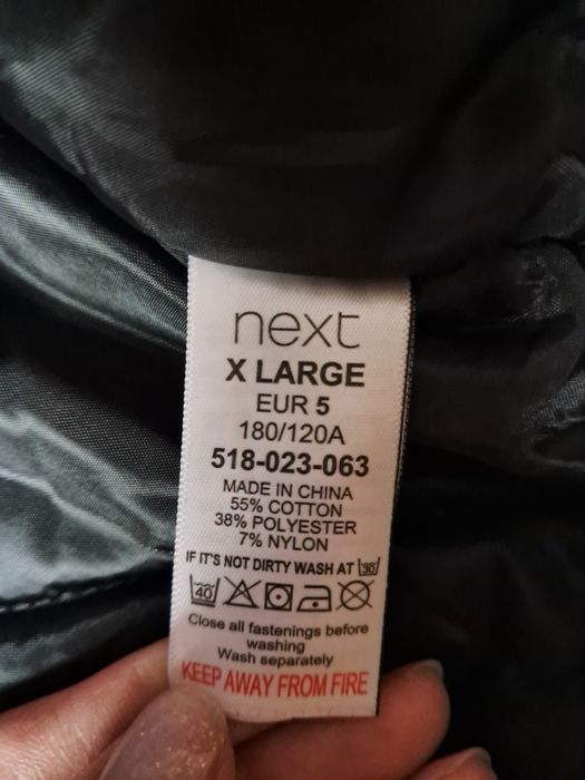 чоловіча зимова парка next XL куртка