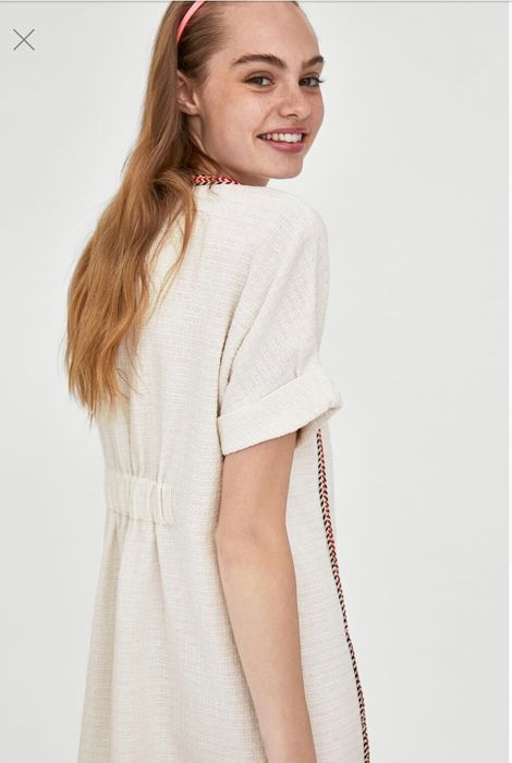 Платье Zara белое