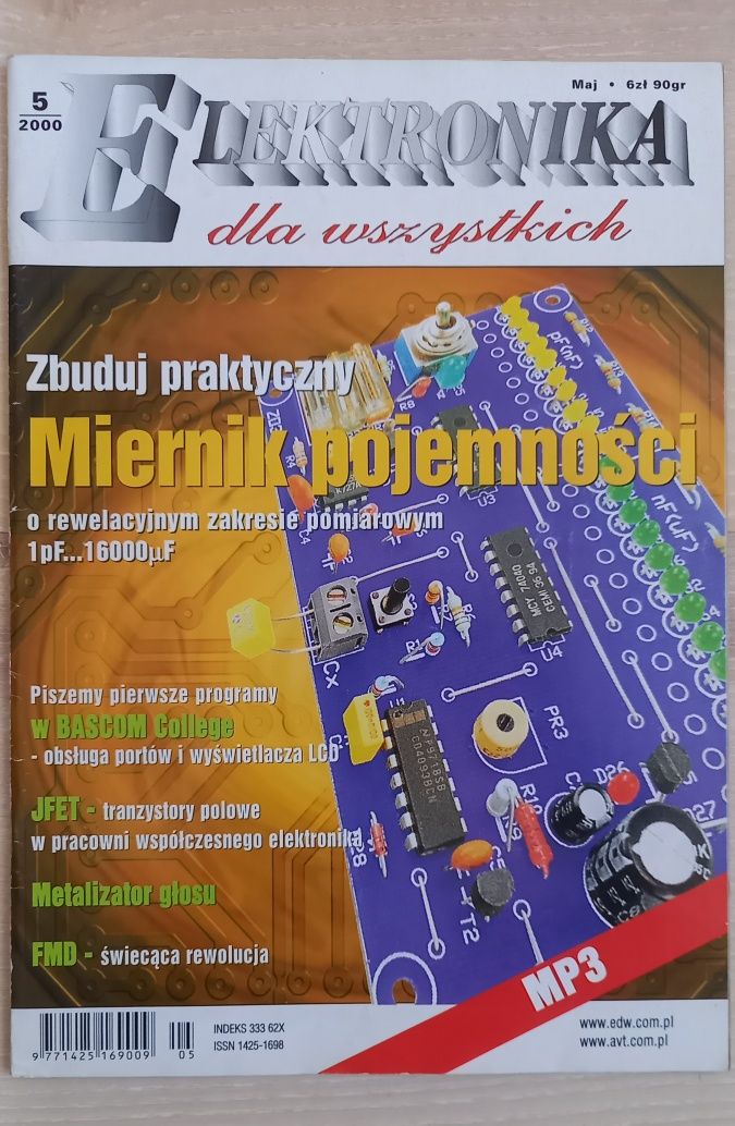 Czasopismo Elektronika dla wszystkich 5/2000