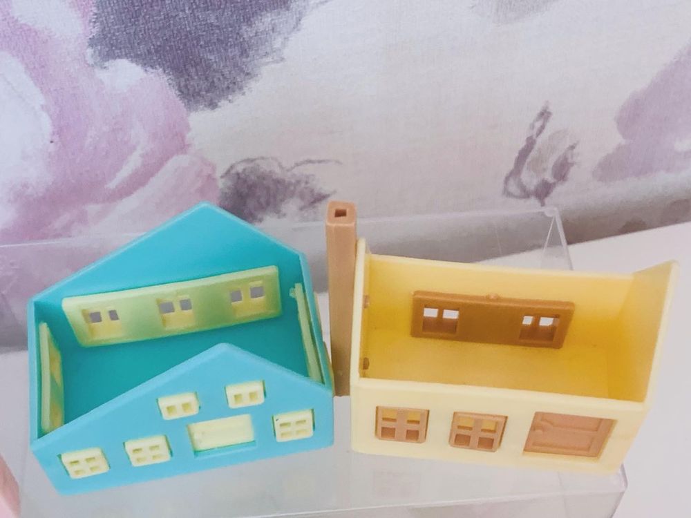 Miniaturowe domki, figurki Teddys Wonderland vintage zabawka