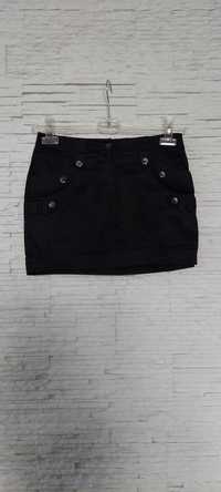 Czarna spódnica spódniczka mini M / L