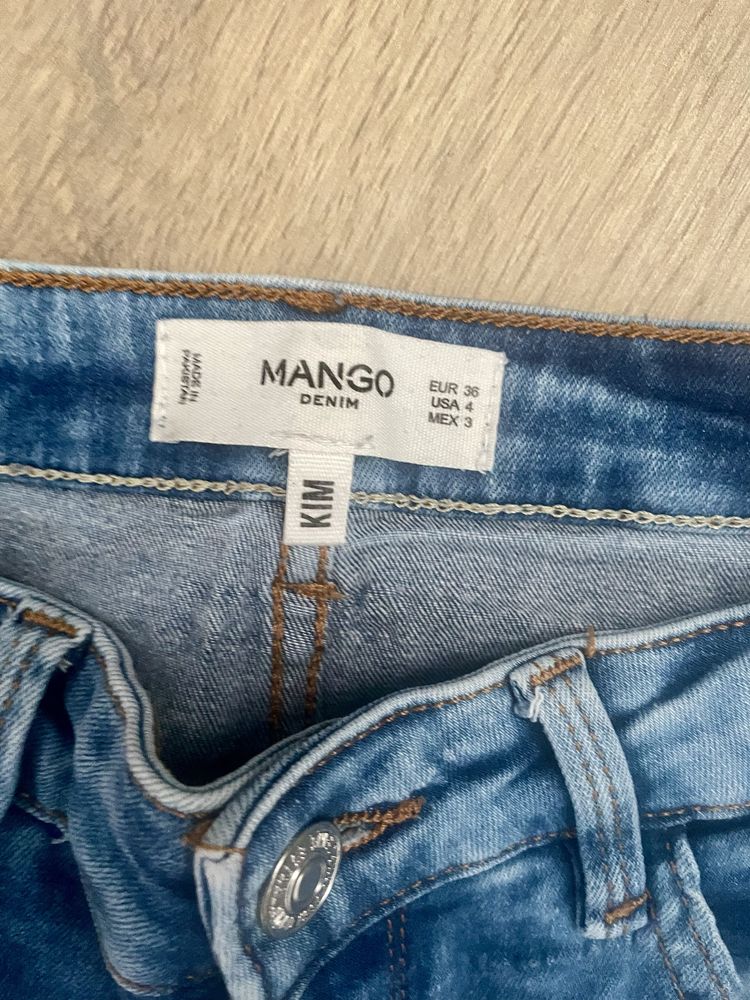 Spodnie z dziurami Mango rozm 36