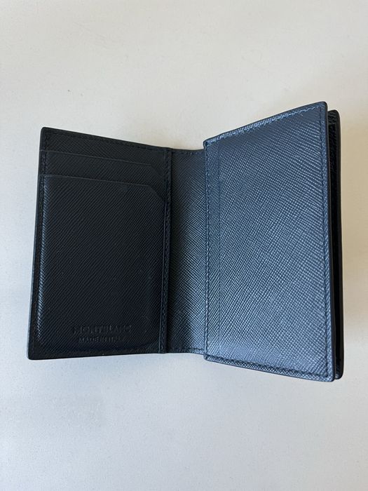Carteira Montblanc - Pele Azul