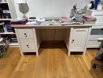 Biurko ikea hemnes biale