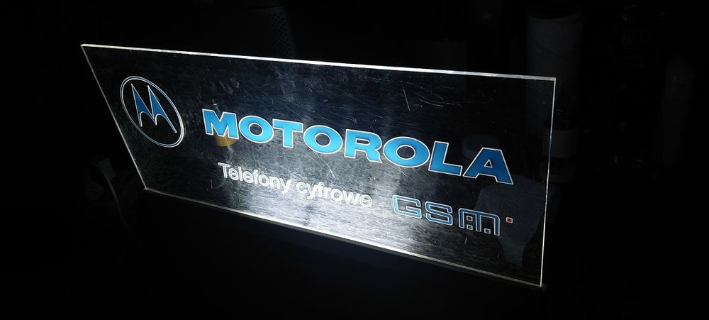Reklama świetlna Motorola
