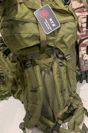 Тактичний військовий рюкзак рейдовий MFH "Alpin" 110 л, олива