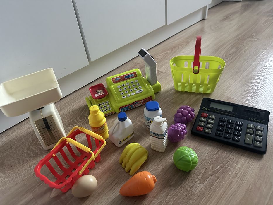 Sklep z kasą fiskalną i skanerem