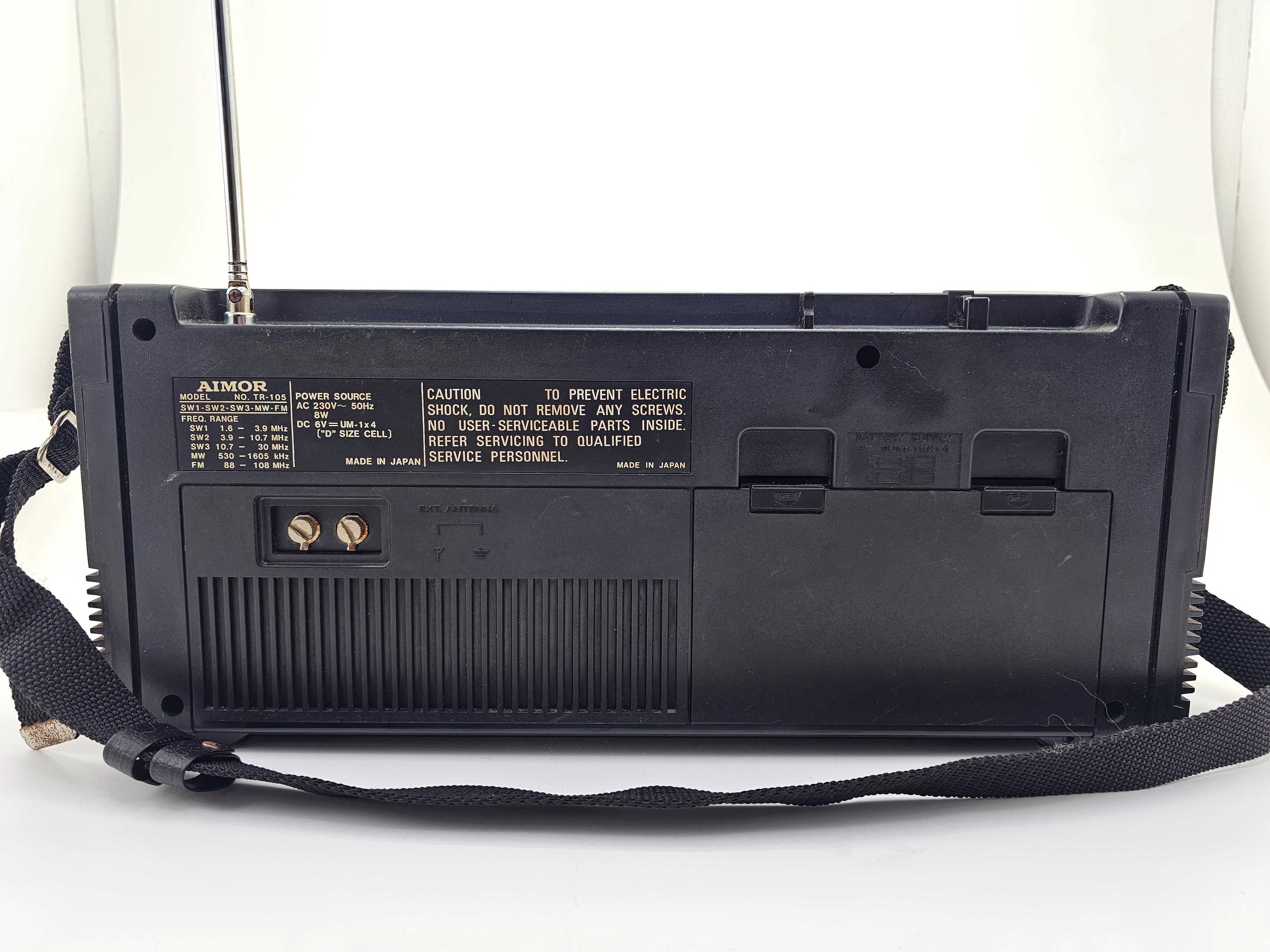 RÁDIO VINTAGE marca AIMOR com banda FM, AM, e SW