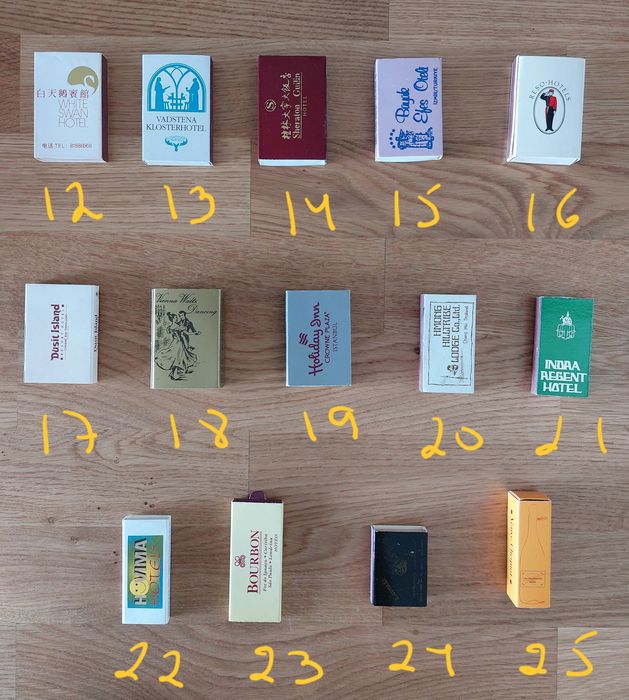 Caixas de fósforos publicitárias