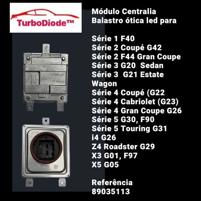 Módulo Centralia Balastro para ótica Full Led BMW 79   333   57