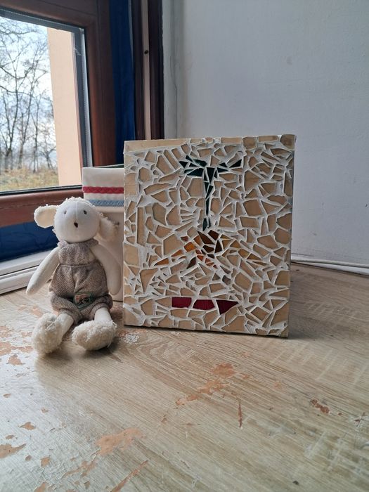 Панно из витражного стекла. Стеклянная мозаика