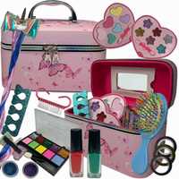 nowy kuferek malowidła dla dzieci kosmetyki zestaw akcesoria xxl