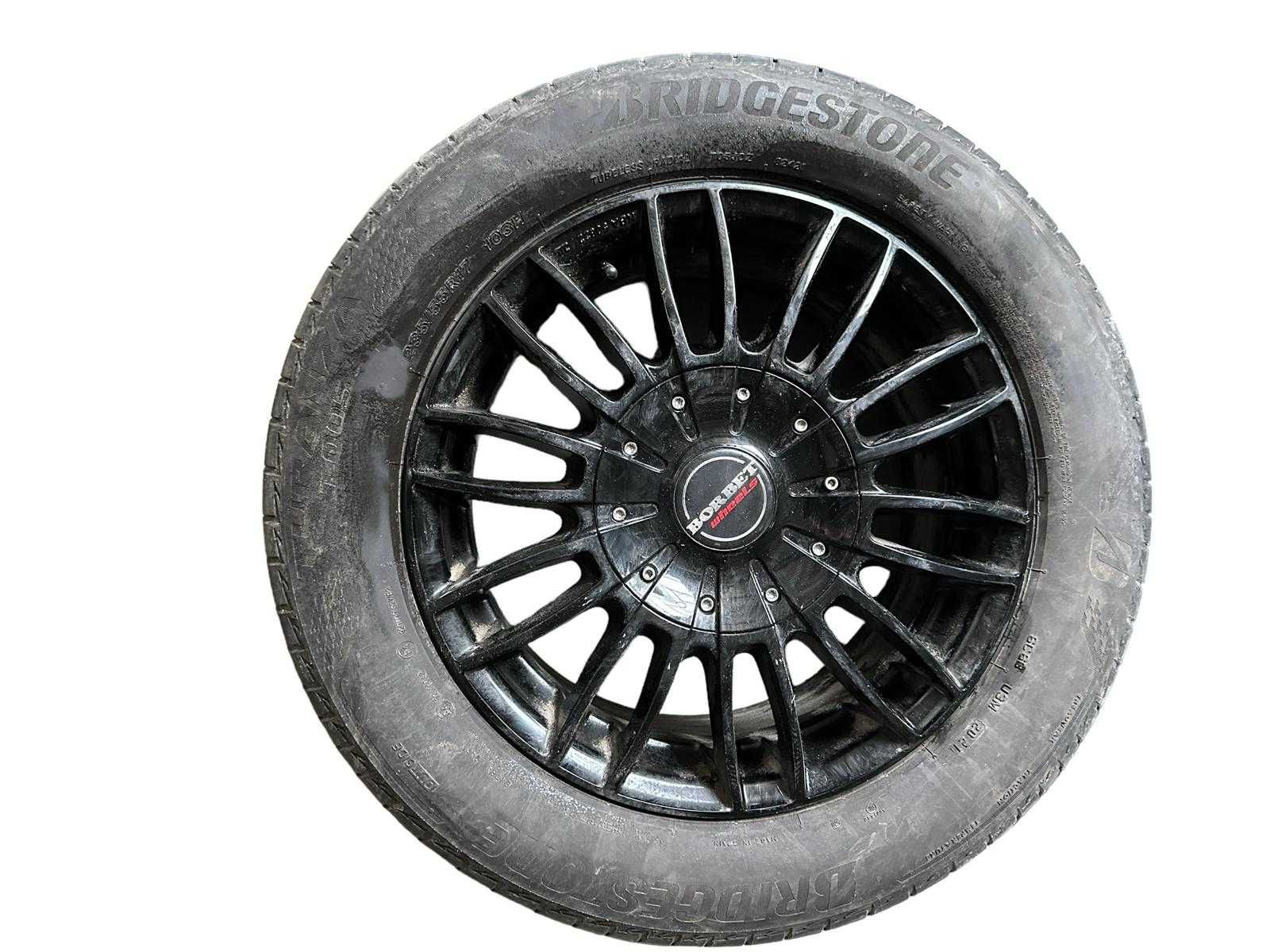 Koła letnie 235/55R17 felgi + opony Borbet BLACK + Bridgestone Turanza