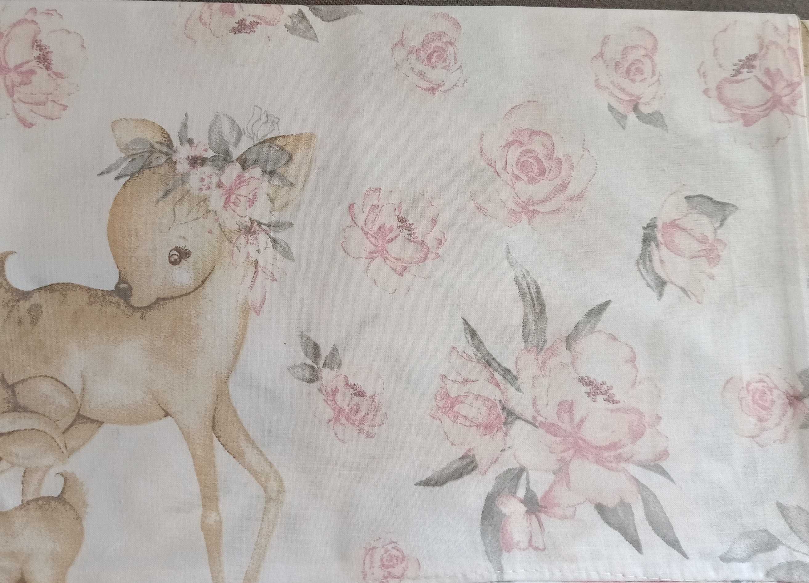 Pościel 3 elementowa 135*100 cm SŁODKA SARENKA RÓŻ