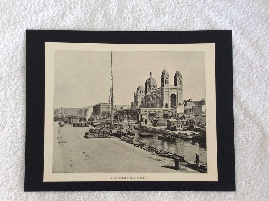 La cathédrale de Marseille - Fotografia monocromática de 189?