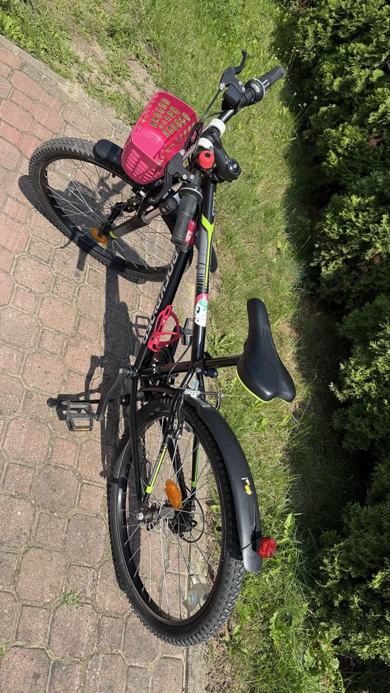 Rower dziecięcy Rockrider (B’Twin), 24” – stan bardzo dobry