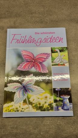 Książka w języku niemieckim, dekoracje, robótki plastyczne