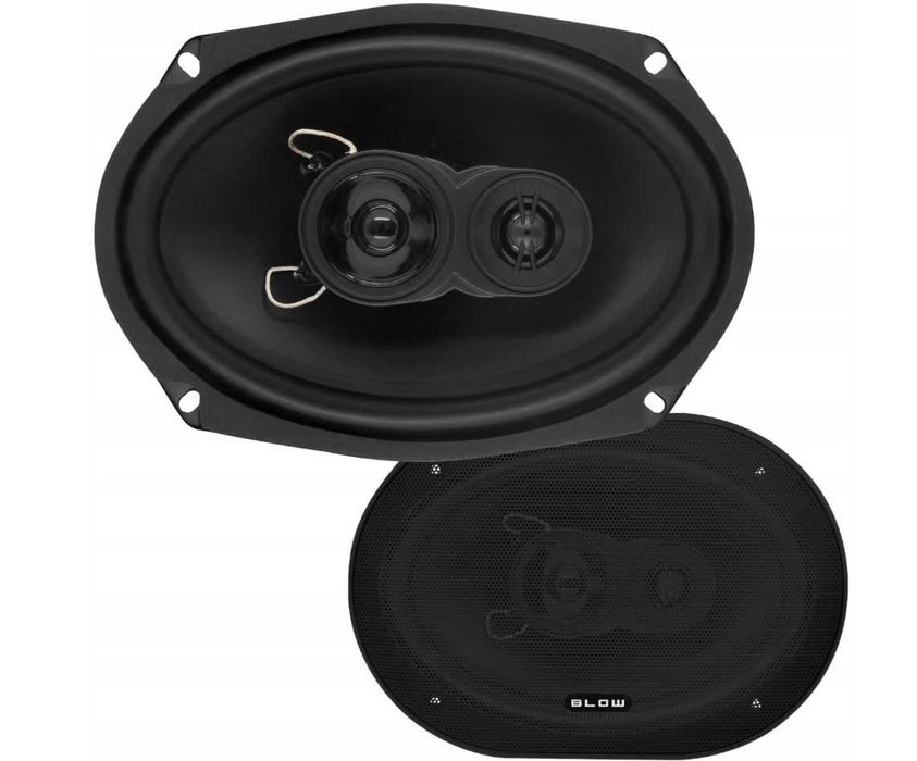 Głośniki samochodowe trójdrożne Moc 250W Blow 6x9'' 2szt Komplet 6x9