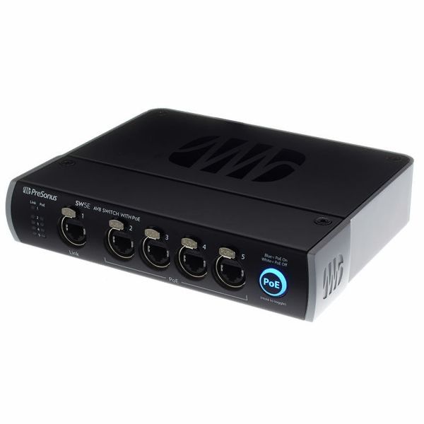 Mesa digital Presonus 32s, 4x earmix, 1x stage, 1x PoE