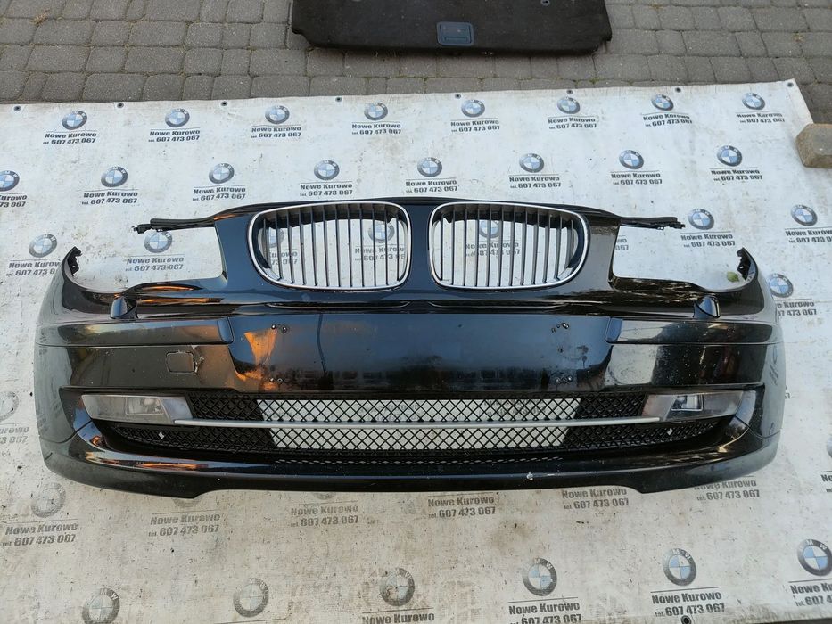 BMW E87 LCI Lifting Zderzak przedni przód Black Sapphire 475