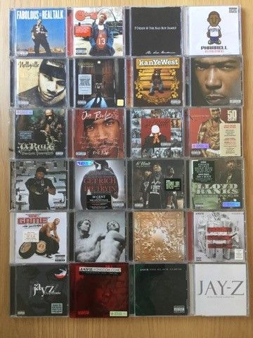 52 CD's Hip Hop / Rap / Trap - Drake, NAS, 50 Cent, Eminem, JAY-Z CDs