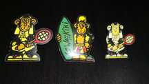 Conjunto de 3 Pins LC Waikiki (Anos 80)