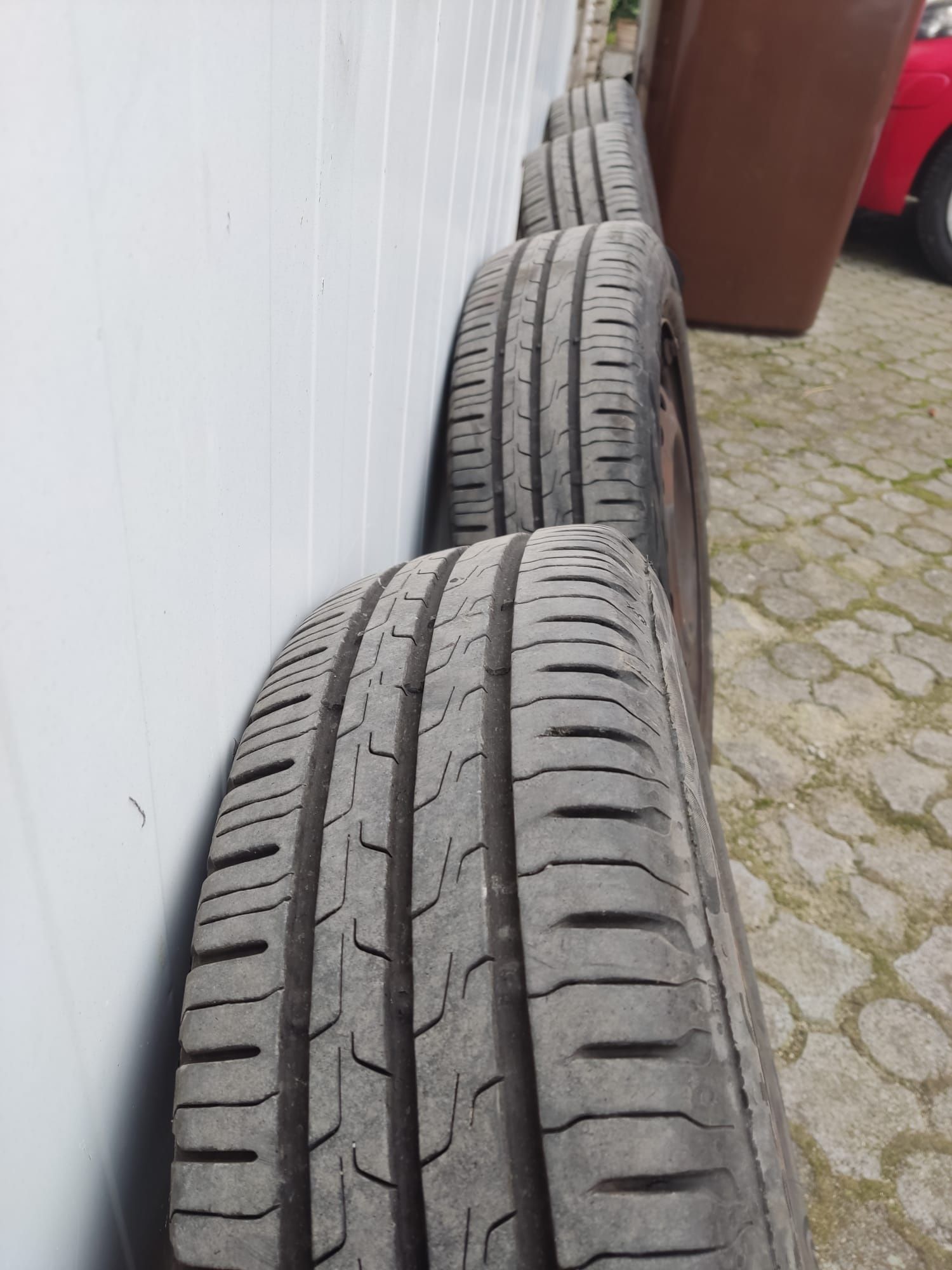Koła opony Continental 4x100 155/65/14 R14 Aygo C1 107 letnie