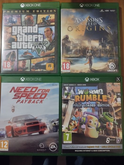Combo jogos Xbox one