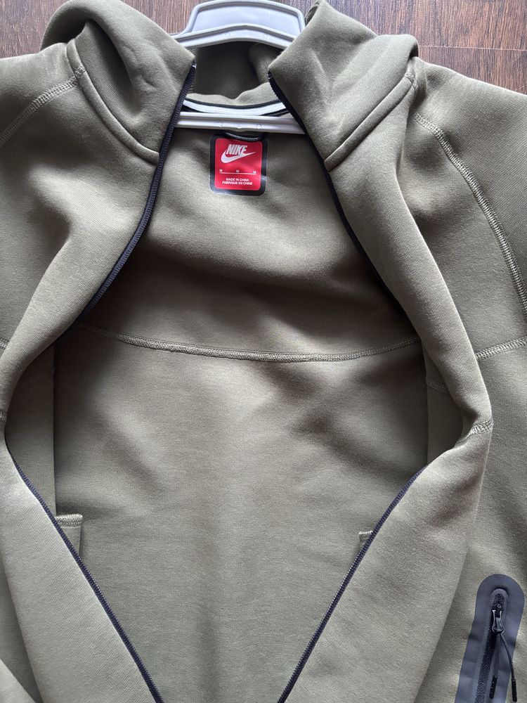 Толстовка Nike tech fleece olive original