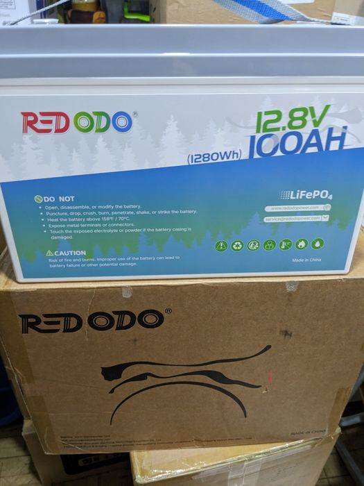 В наявності .LiFePo4 акумулятор літій залізо фосфат Redodo до 15000 ци