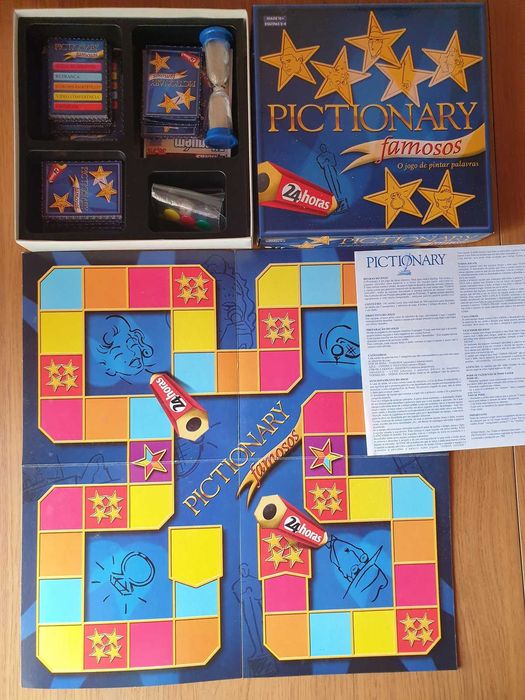 Jogo de Tabuleiro • Pictionary Famosos • 2004