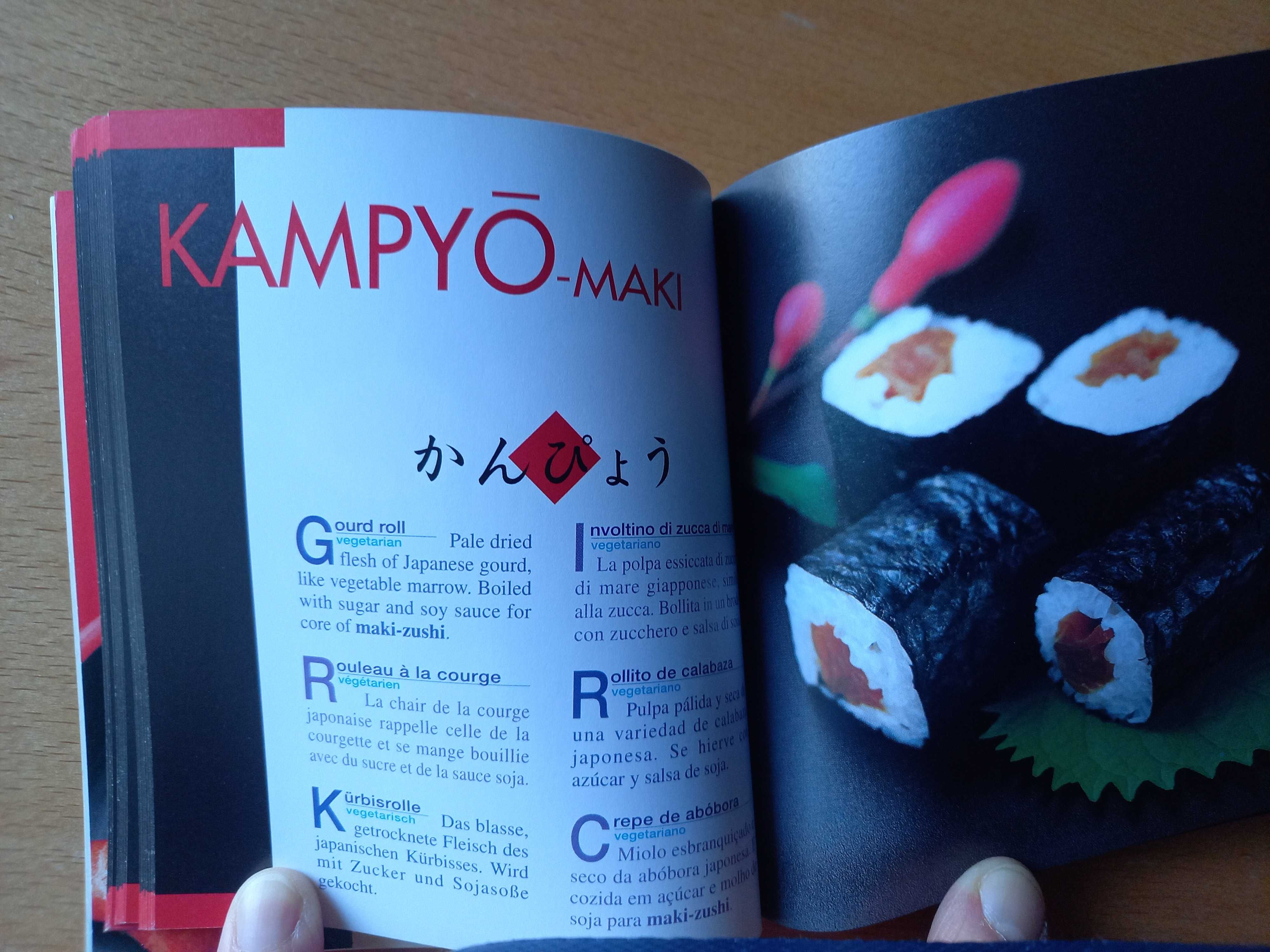 Red Directory: The Sushi Menu : informator o sushi w 6 językach