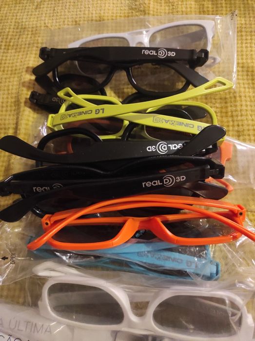Óculos real 3d para cinema tv