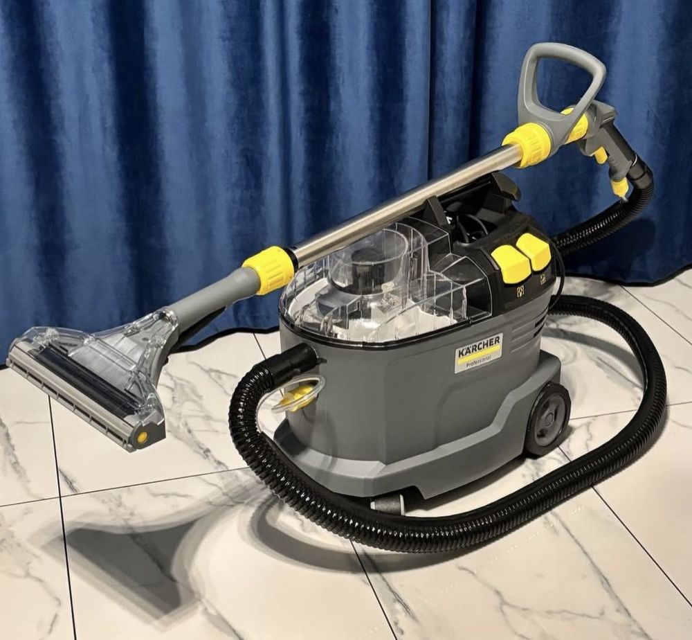 Пылесос для химчистки Karcher puzzi 8/1 и пароочиститель Karcher Sc 2