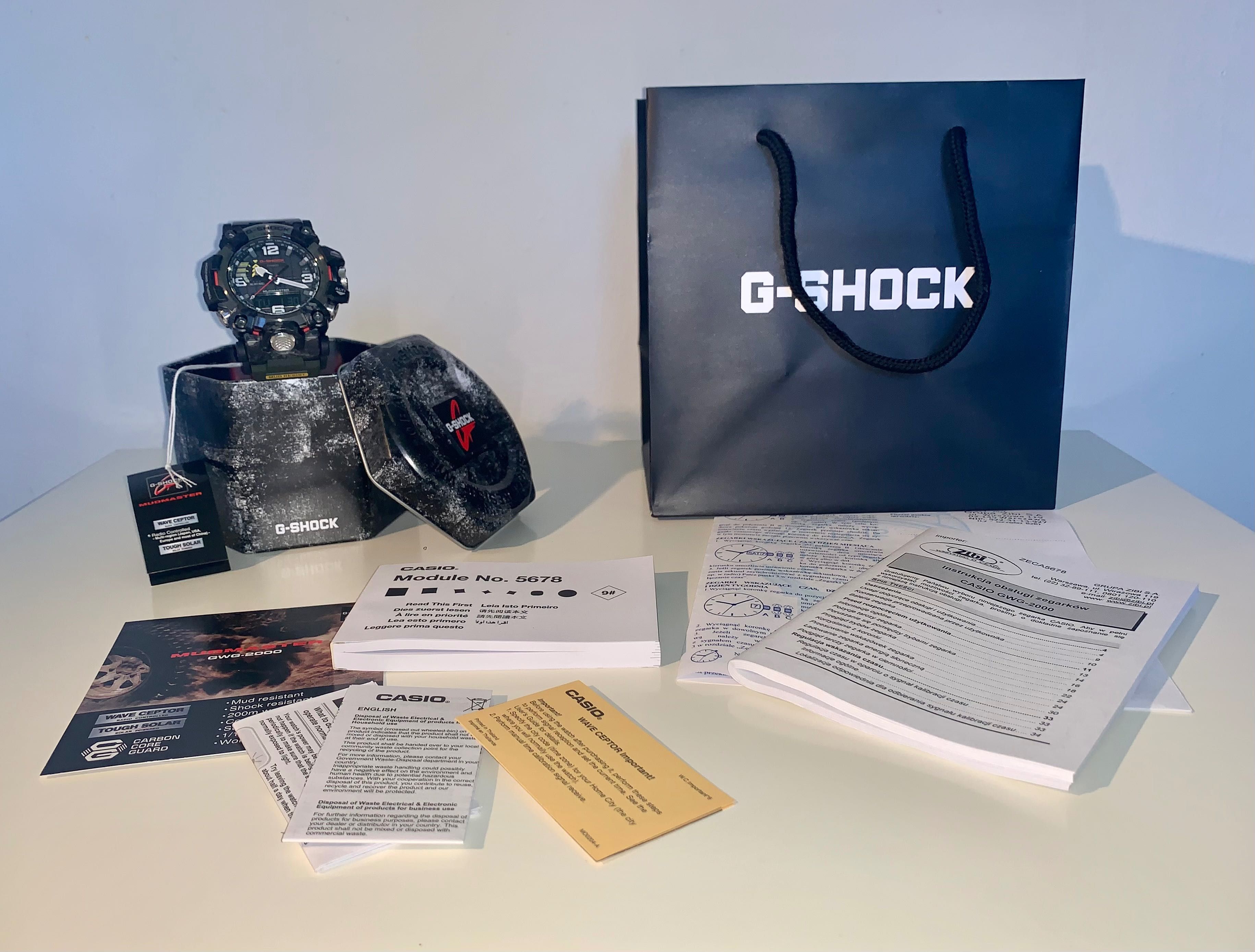 G-shock GWG-2000-1A3ER zielony Zibi 3+3 lat gwar