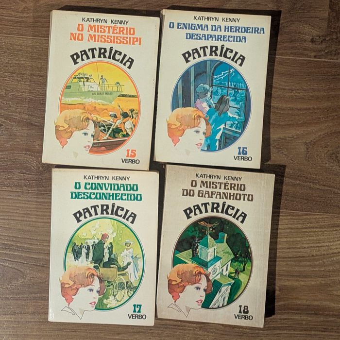 Livros coleção Patrícia