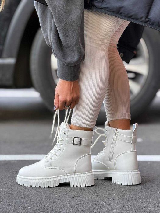 Черевики жіночі чорні (36-41) хутро осінь-зима, ботинки женские мех