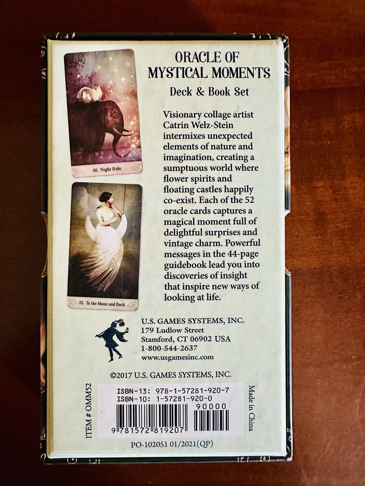 Oracle of Mystical Moments (novo e original)
