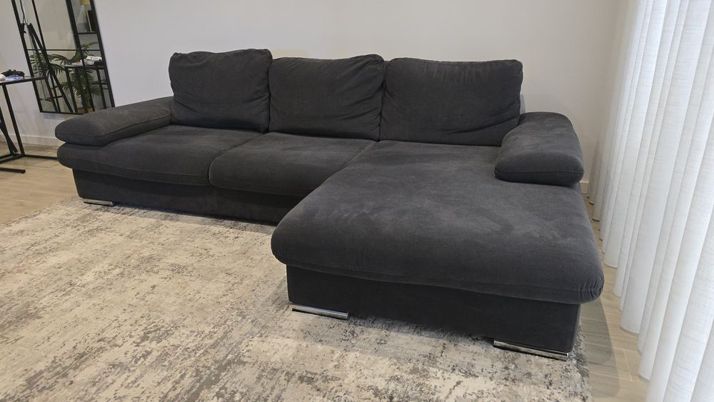 Sofá 3 lugares com chaise longue