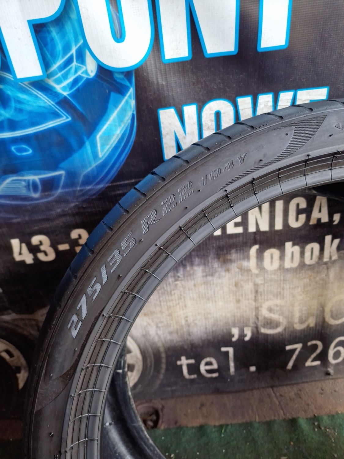 Opona letnia 275/35/22 Pirelli P Zero pojedyncza 2021 6.3mm