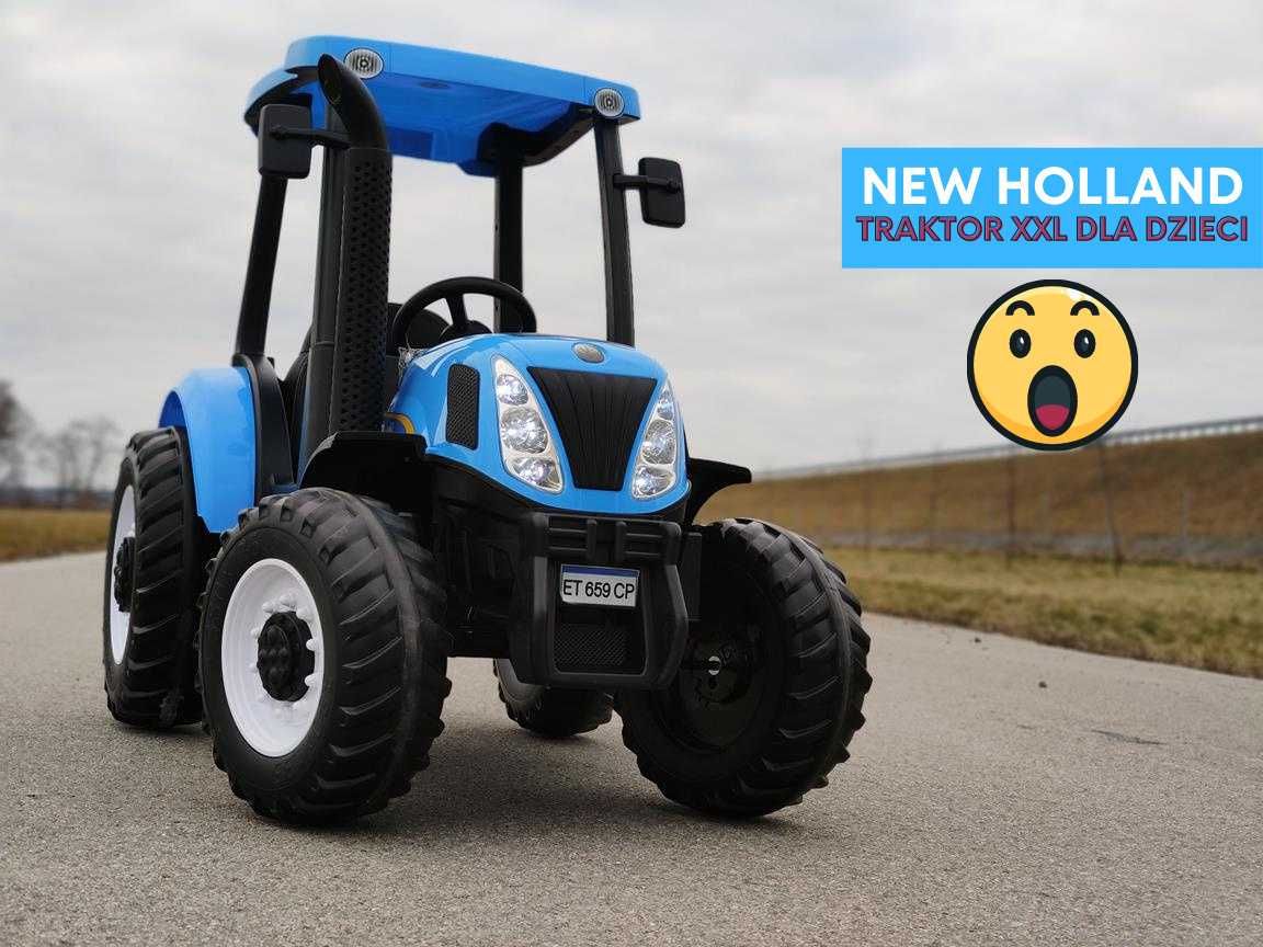 Licencjonowany traktorek na akumulator NEW HOLLAND T7 24V