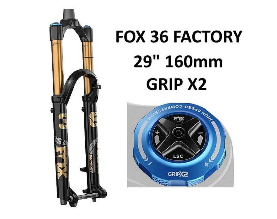 -42% NOWY Fox 36 Grip X2 29" 160mm Factory amortyzator BOX Faktura 23%